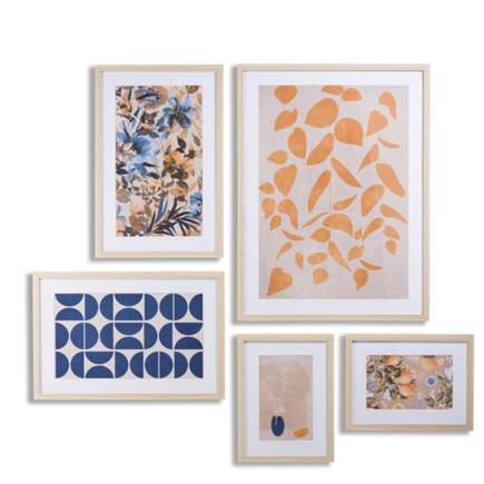 Coco Maison Bloom set van 5 prints